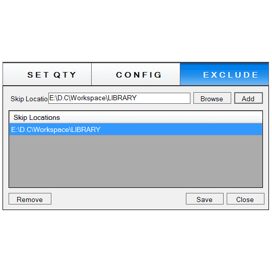 Inventor Quantity Tool