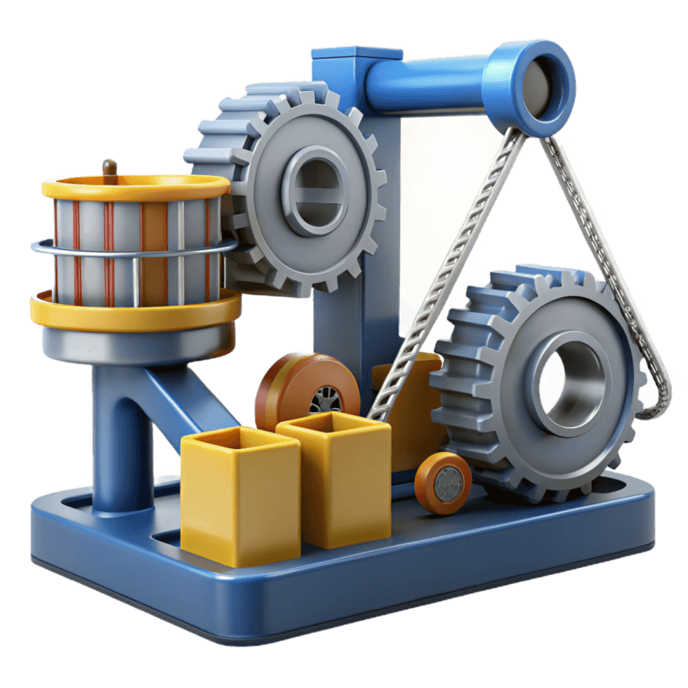 CAx automation gear illustration