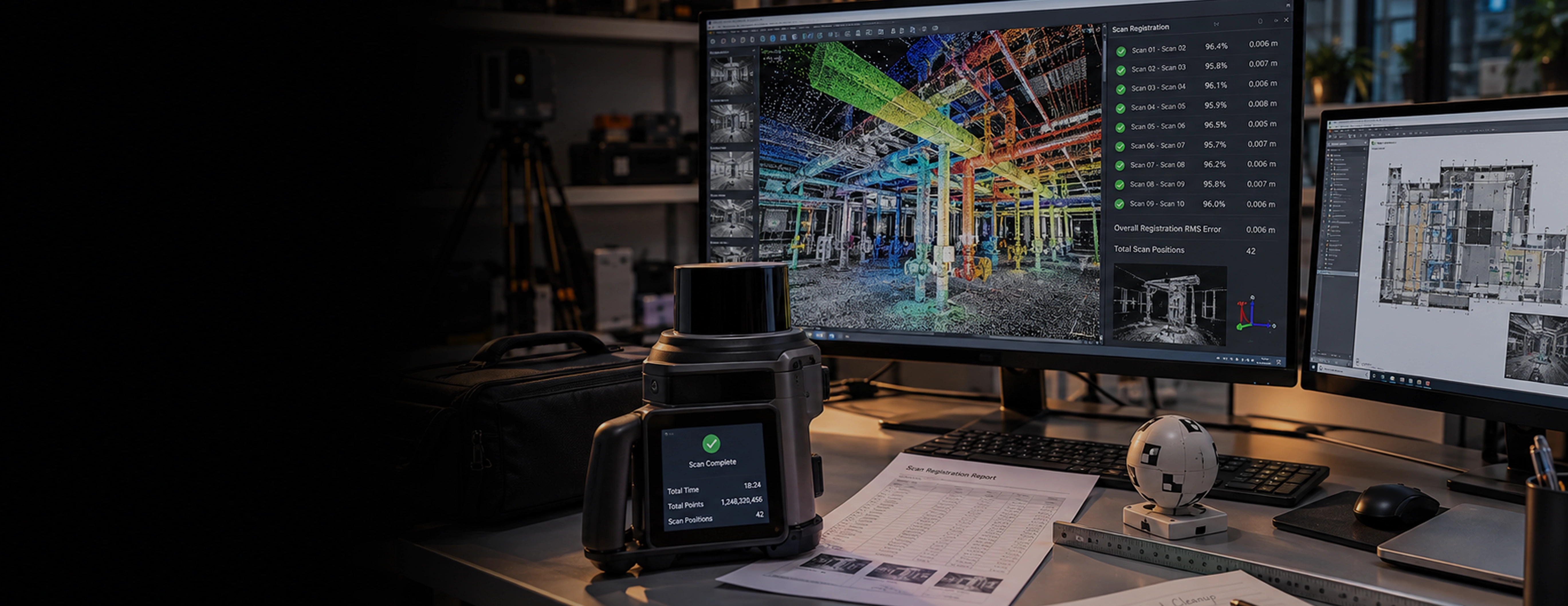 Services de numérisation laser 3D et de capture de la réalité