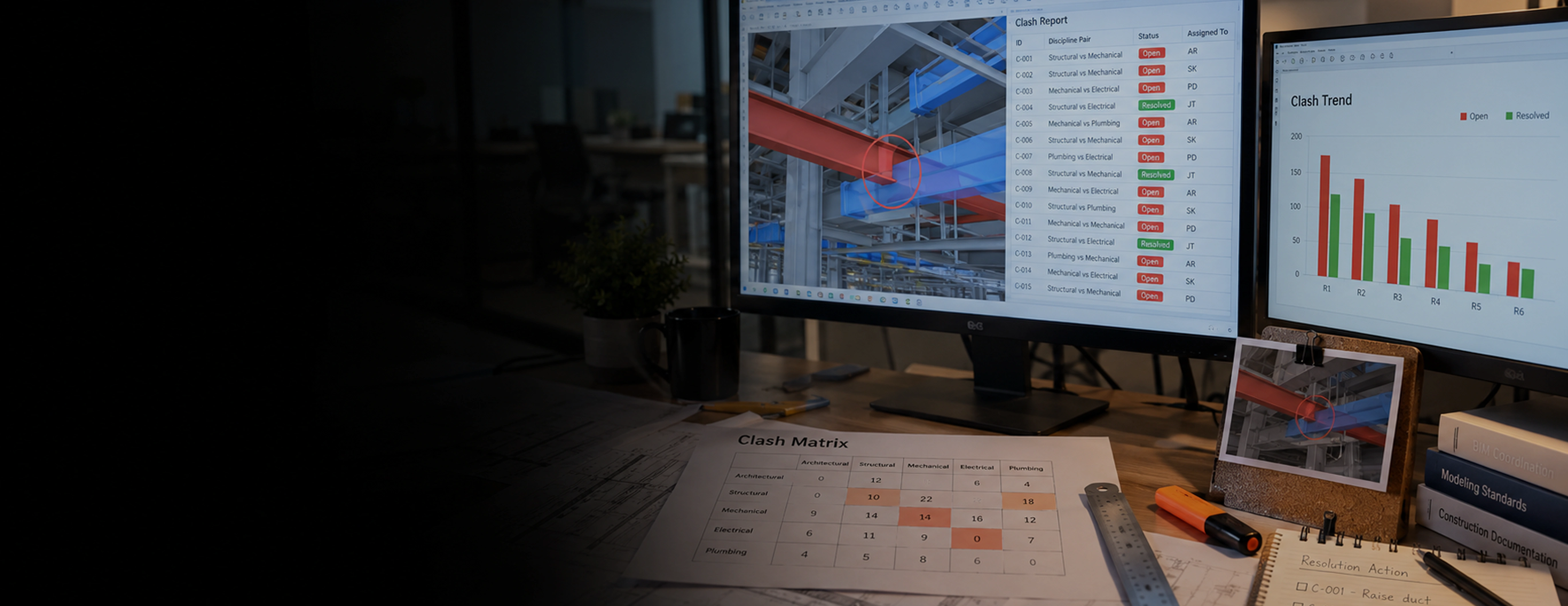 Services de détection de collisions BIM