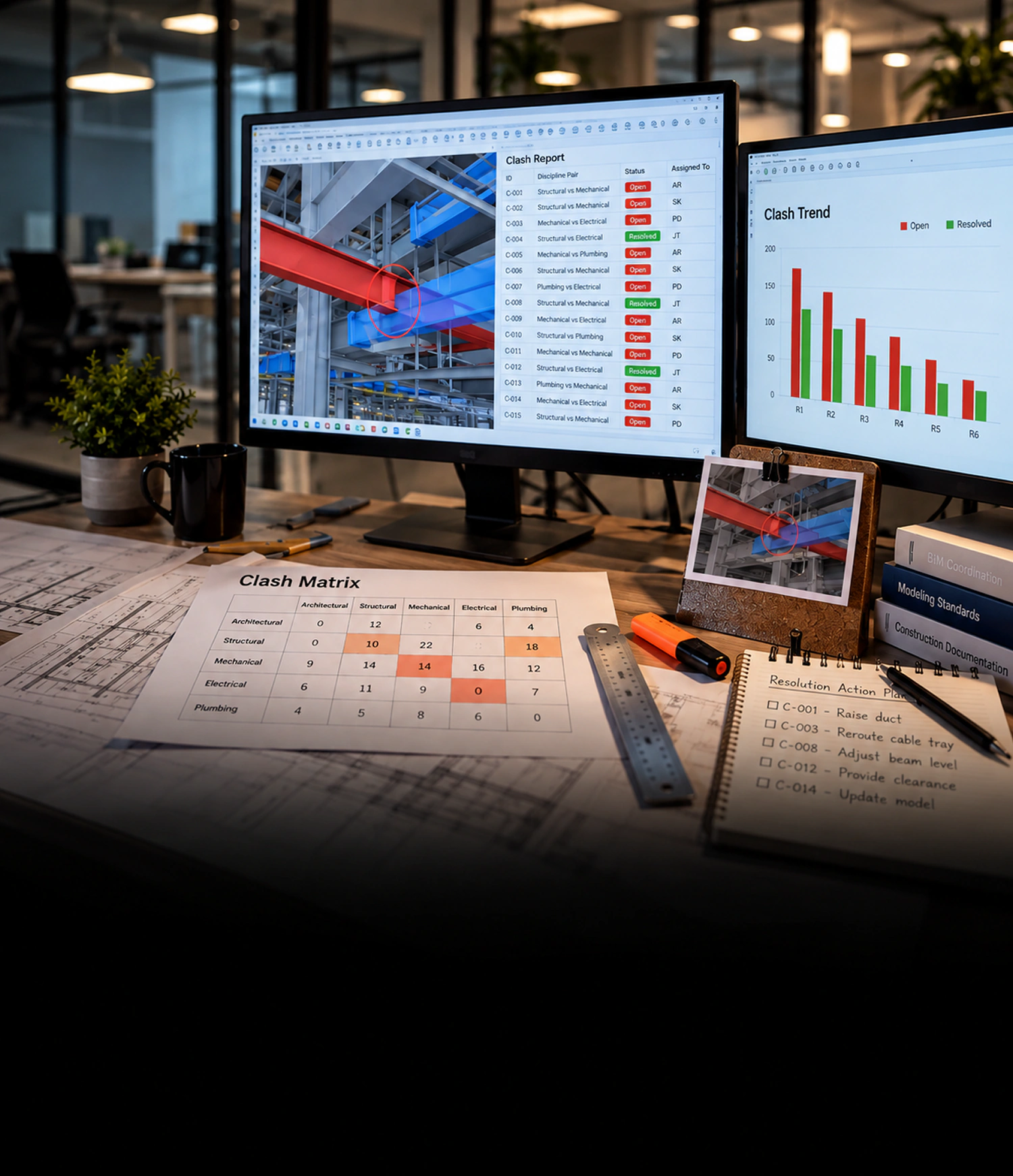 Services de détection de collisions BIM Services de détection de collisions BIM