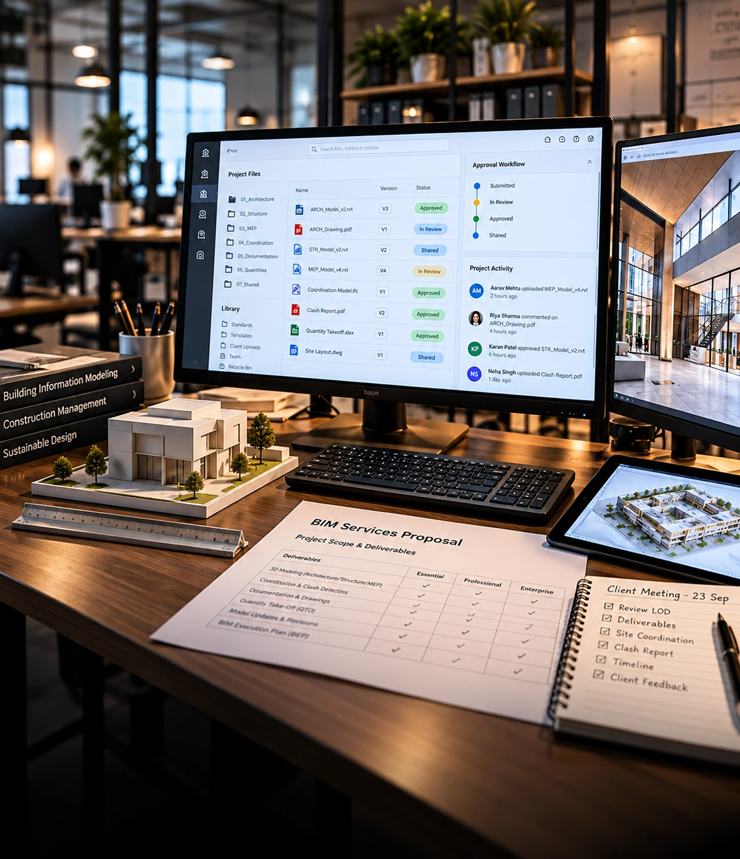 Services BIM pour le secteur AEC Services BIM pour le secteur AEC