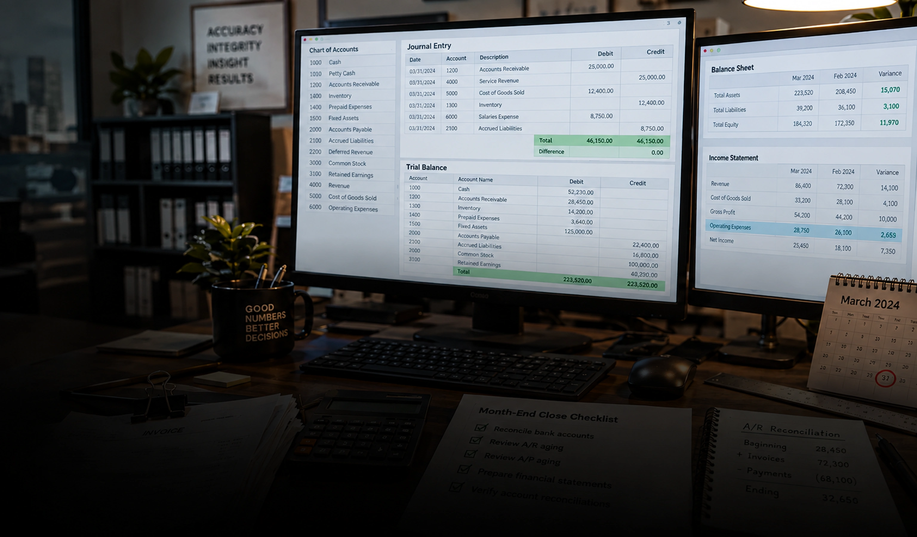 Services de comptabilité d'entreprise Arrière-plan dégradé bleu foncé abstrait avec de fines lignes ondulées représentant les services de comptabilité d'entreprise
