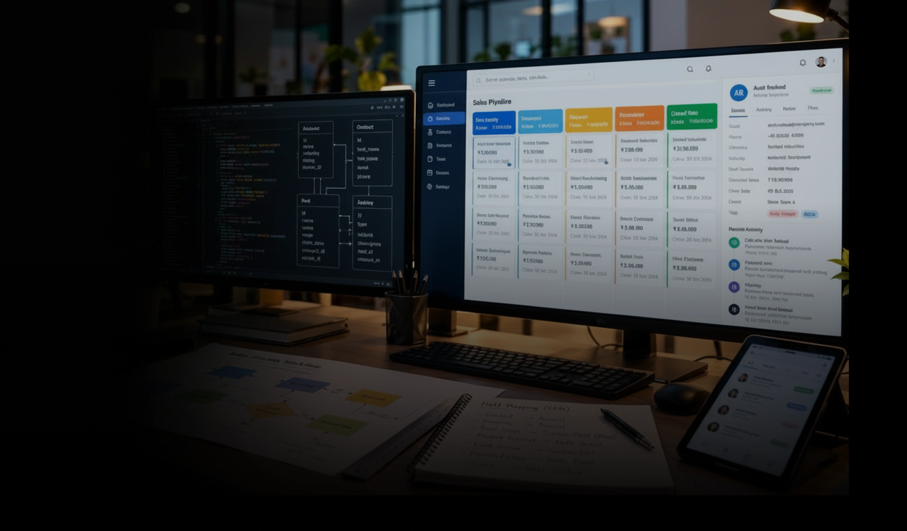 Services de conception et développement de CRM sur mesure Services de conception et développement de CRM sur mesure