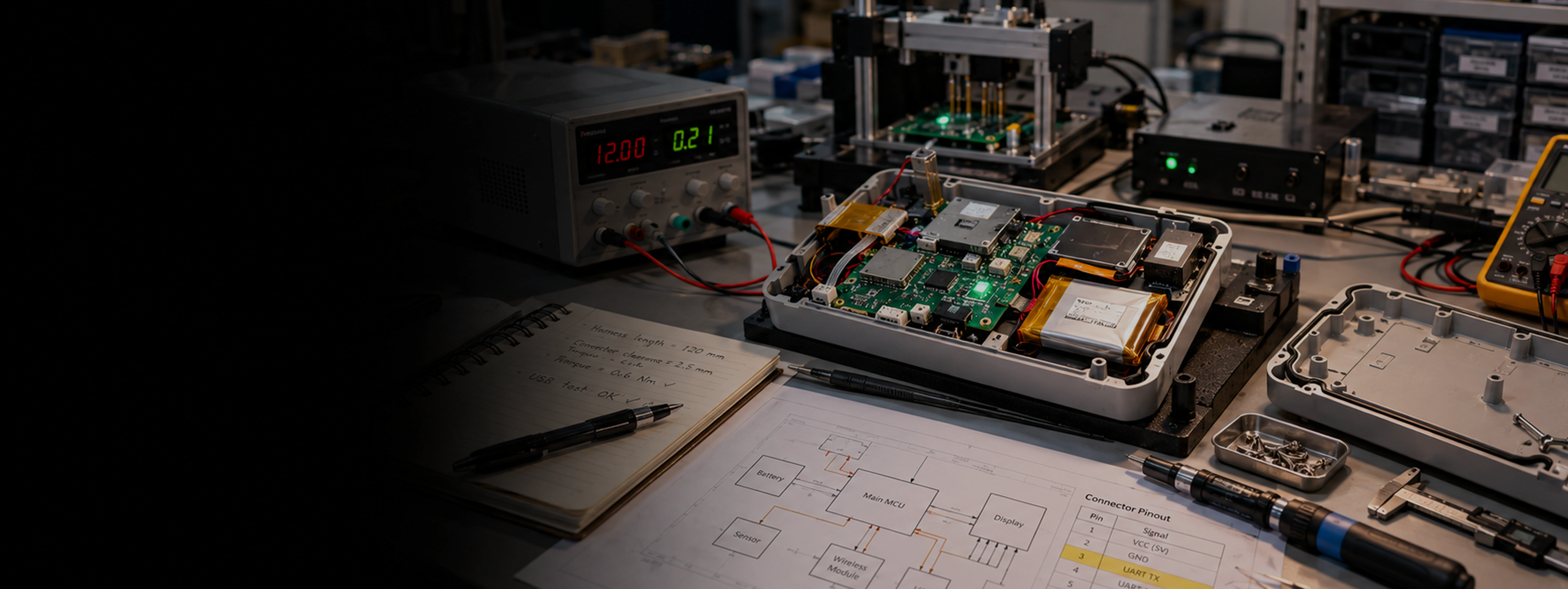 Hardwareintegration Foto af en skruetrækker, der bruges på et nærbillede af et printkort med elektroniske komponenter