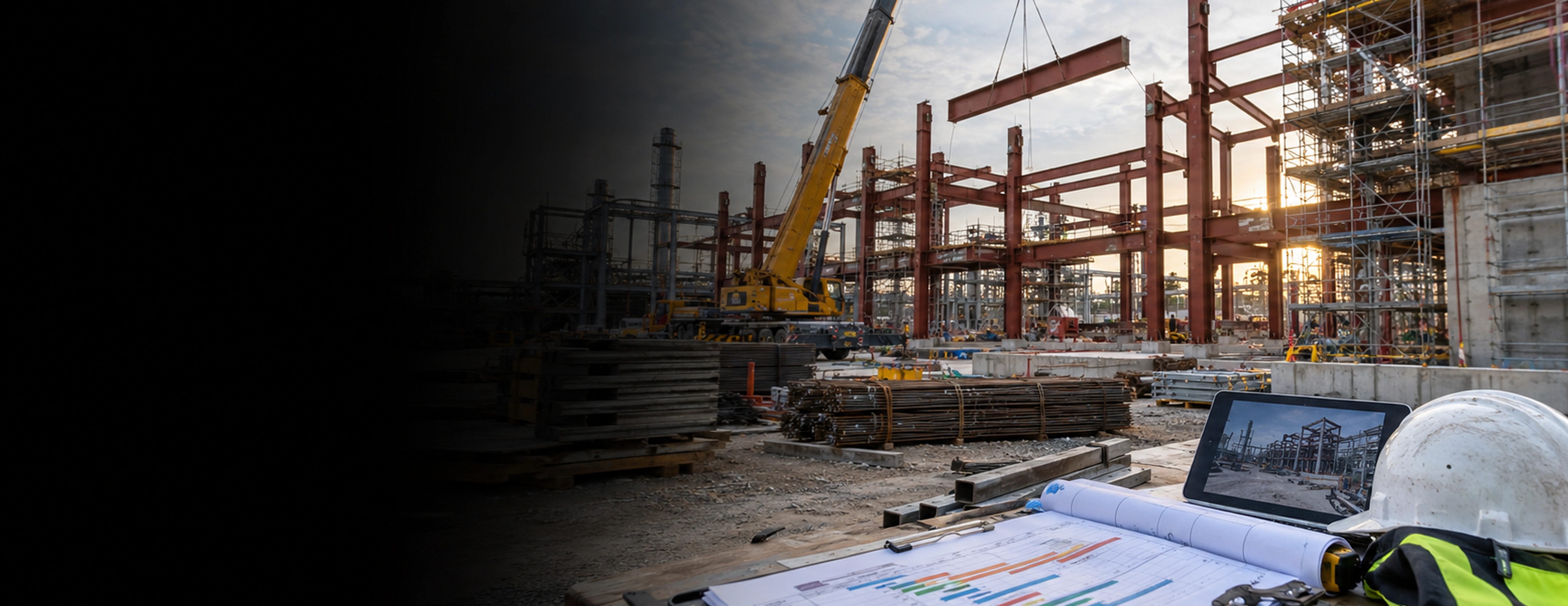 Ydelser inden for industriel byggeledelse