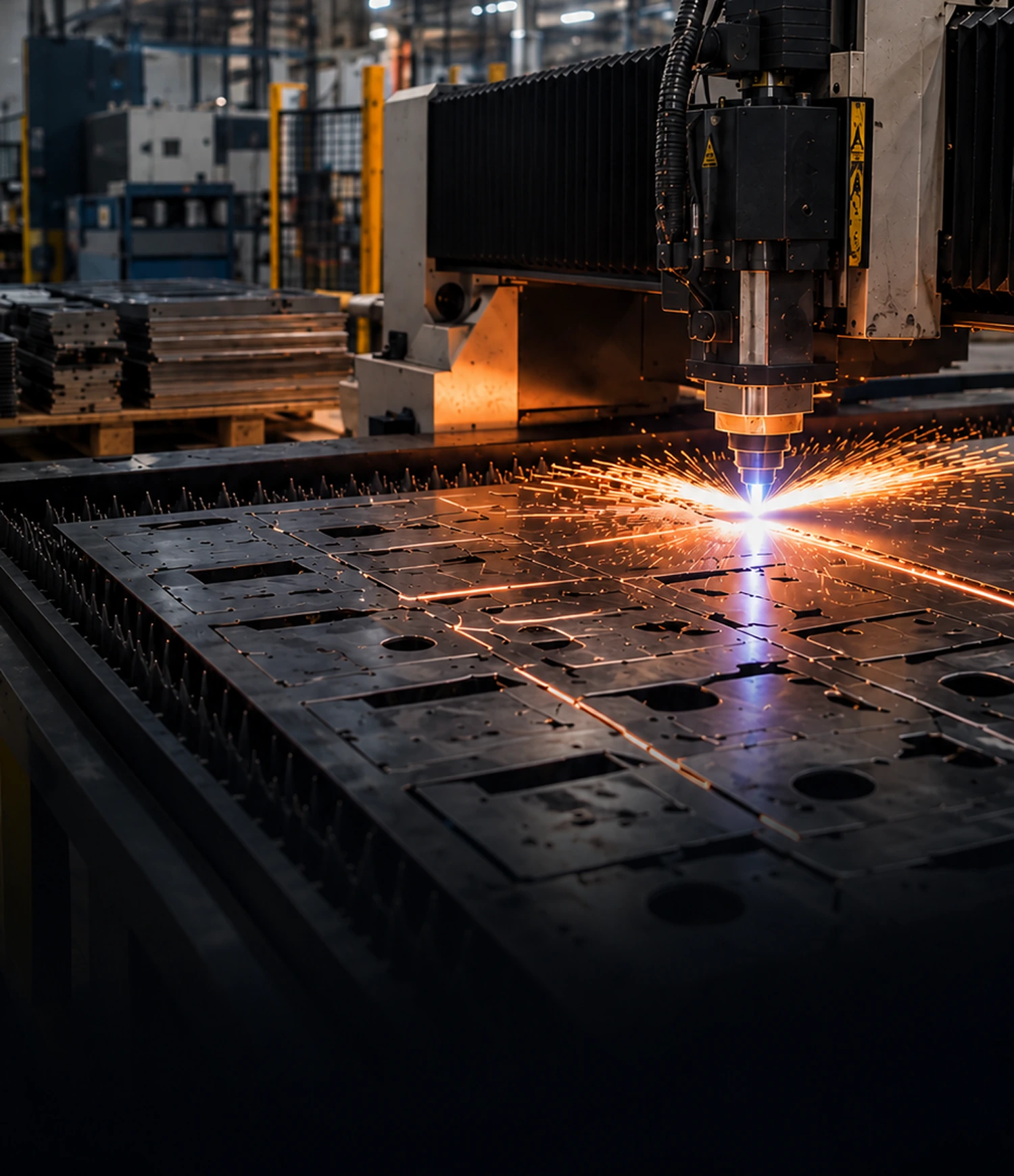 Services de découpe laser industrielle pour pièces et composants métalliques de précision Services de découpe laser industrielle pour pièces et composants métalliques de précision