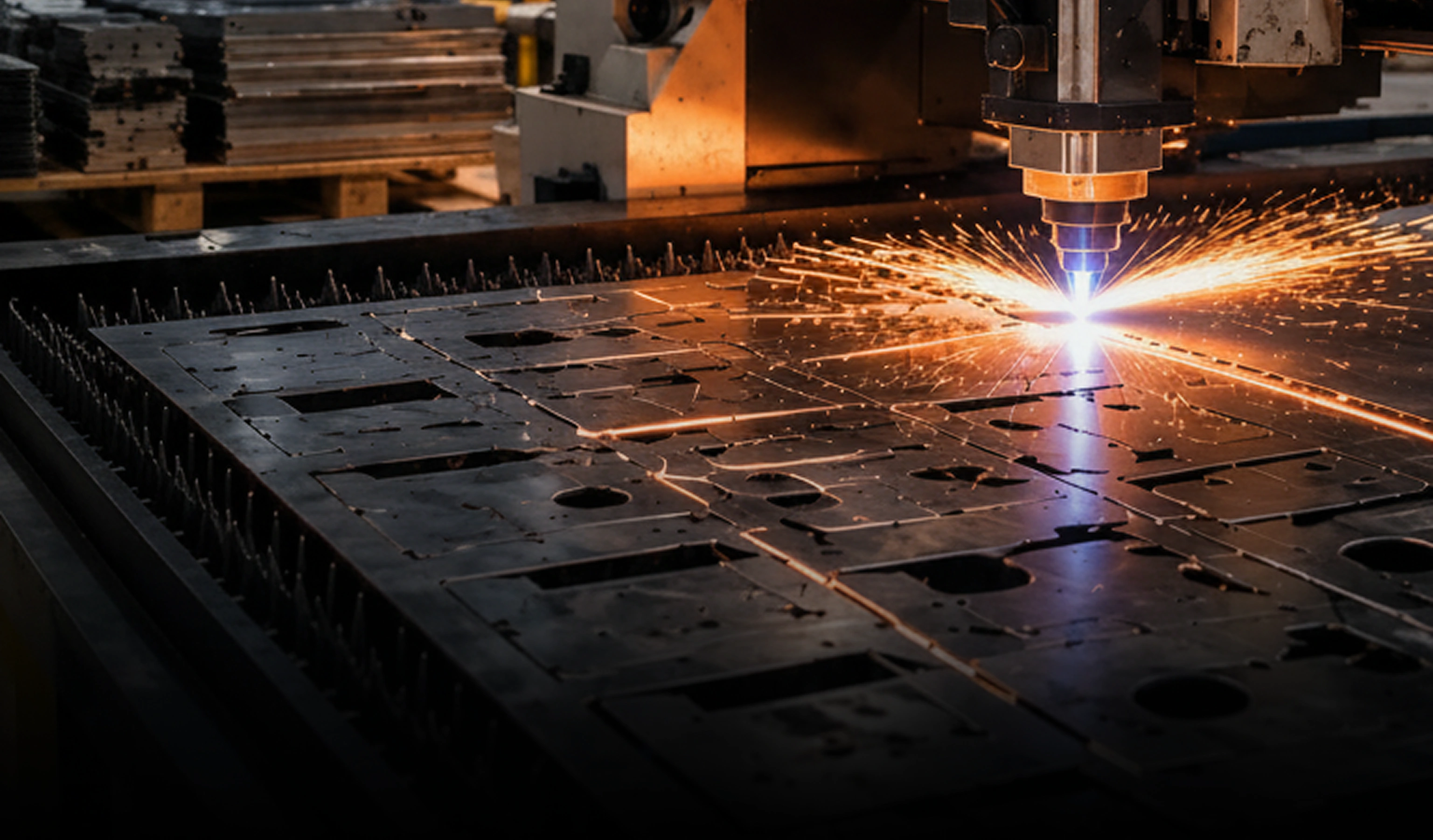 Services de découpe laser industrielle pour pièces et composants métalliques de précision Services de découpe laser industrielle pour pièces et composants métalliques de précision