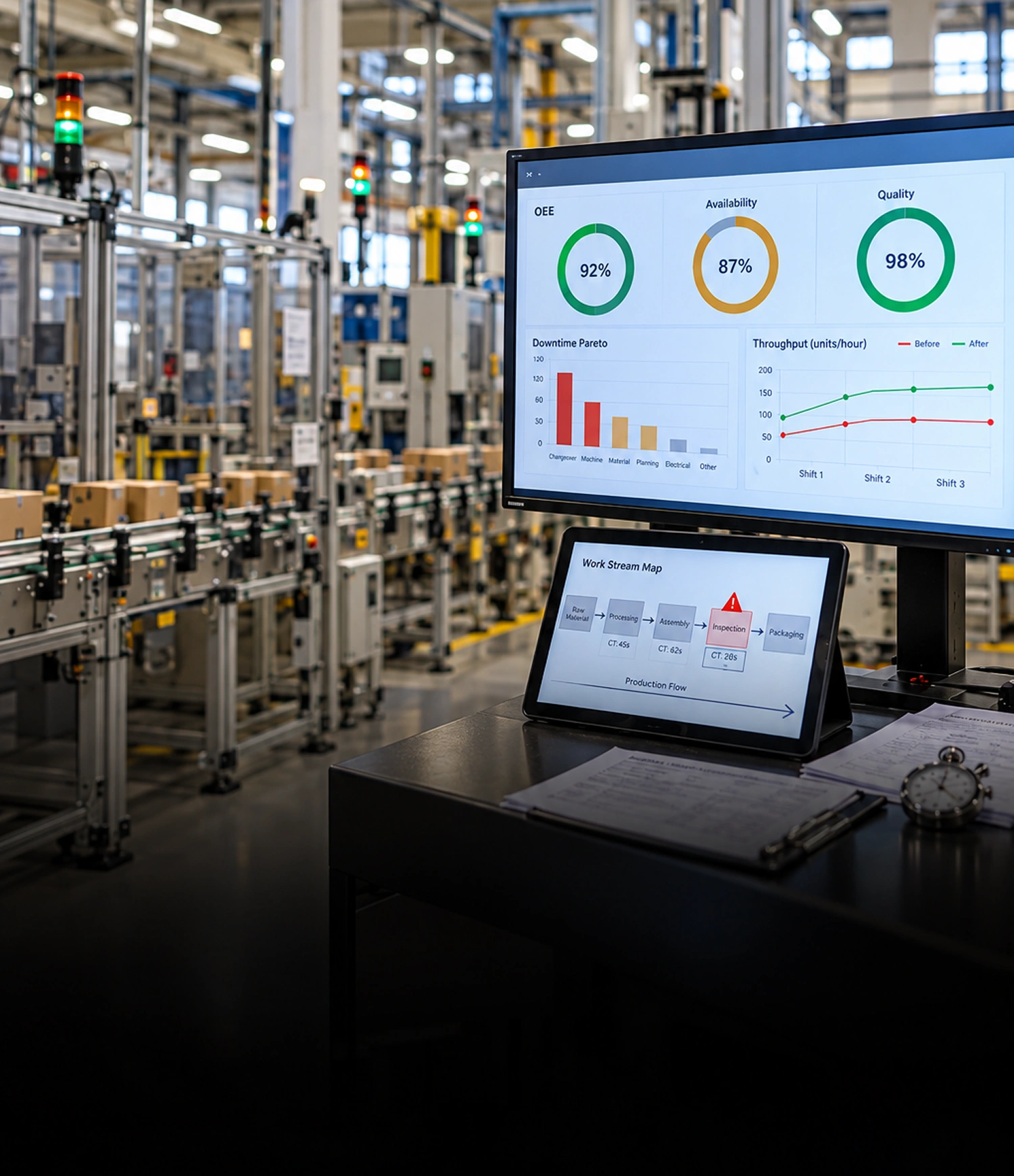 Services d'optimisation de la fabrication et des usines Services d'optimisation de la fabrication et des usines