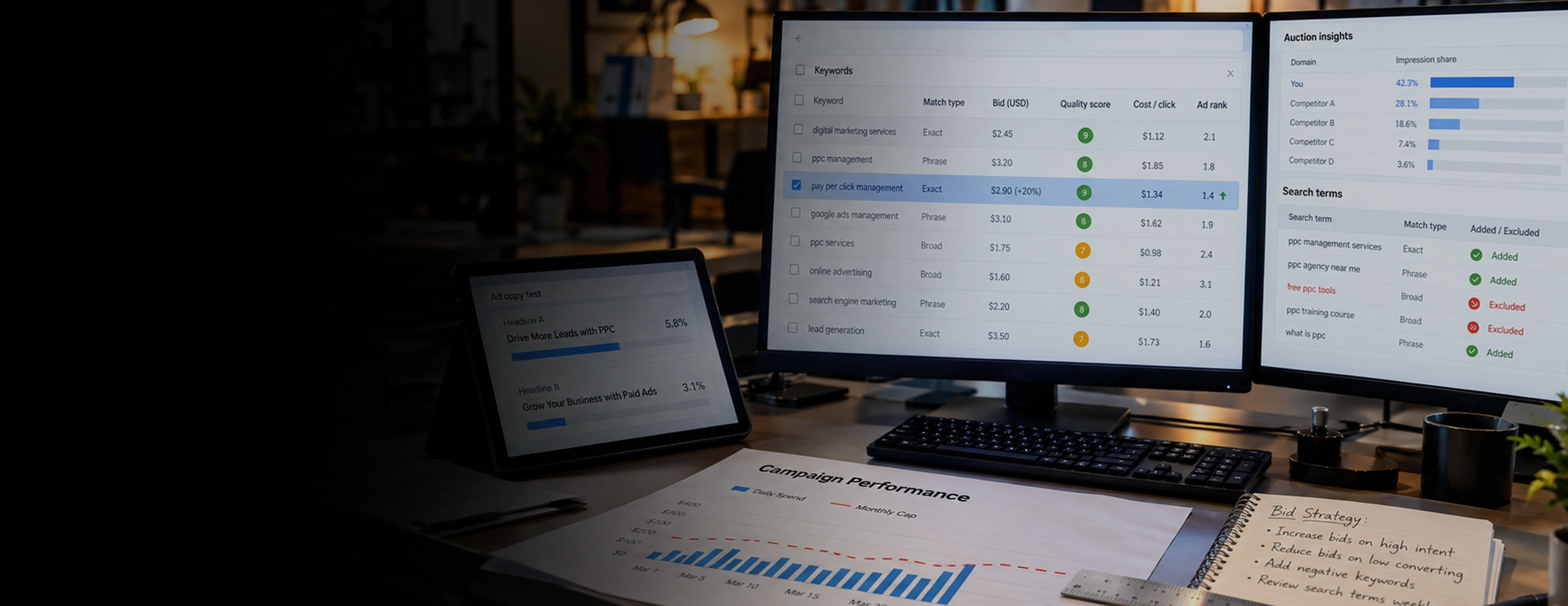 Tjenester til administration af Pay-Per-Click (PPC) Tjenester til administration af Pay-Per-Click (PPC)