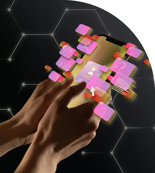 Product moving through concept, prototype, and production stages of development