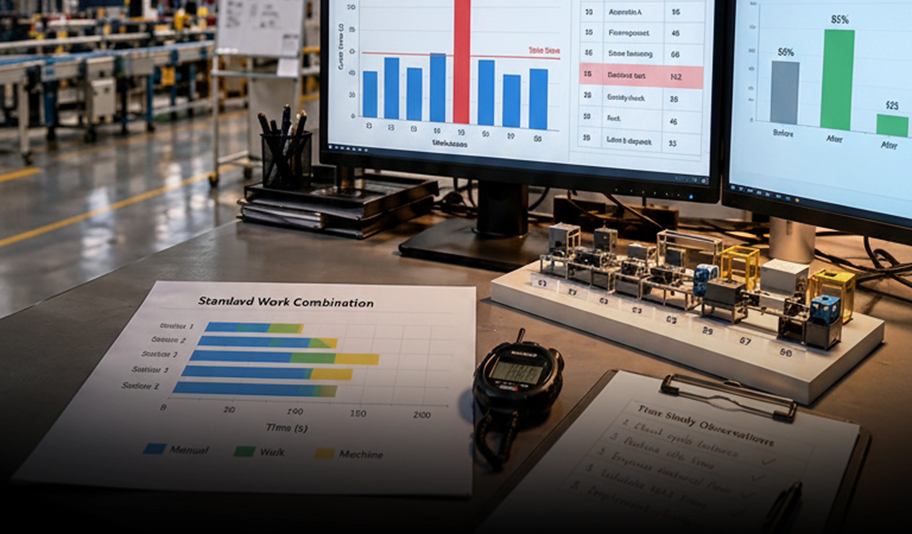 Services d'équilibrage et d'efficacité des lignes de production Services d'équilibrage et d'efficacité des lignes de production