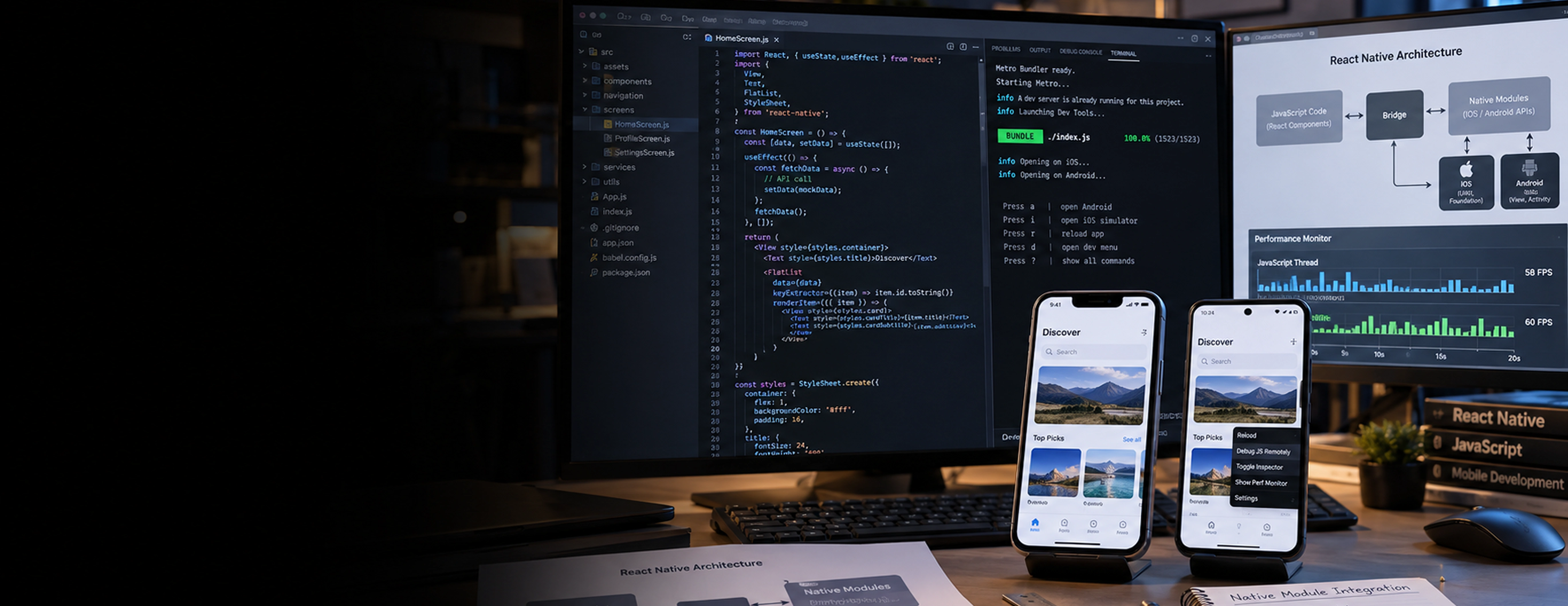 Services de développement mobile React Native Services de développement mobile React Native