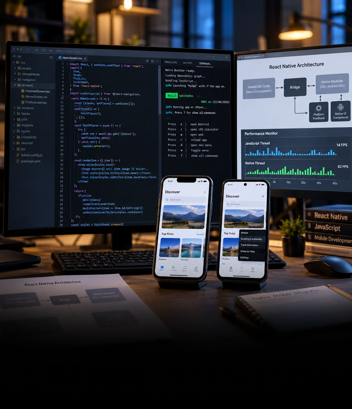 Services de développement mobile React Native Services de développement mobile React Native
