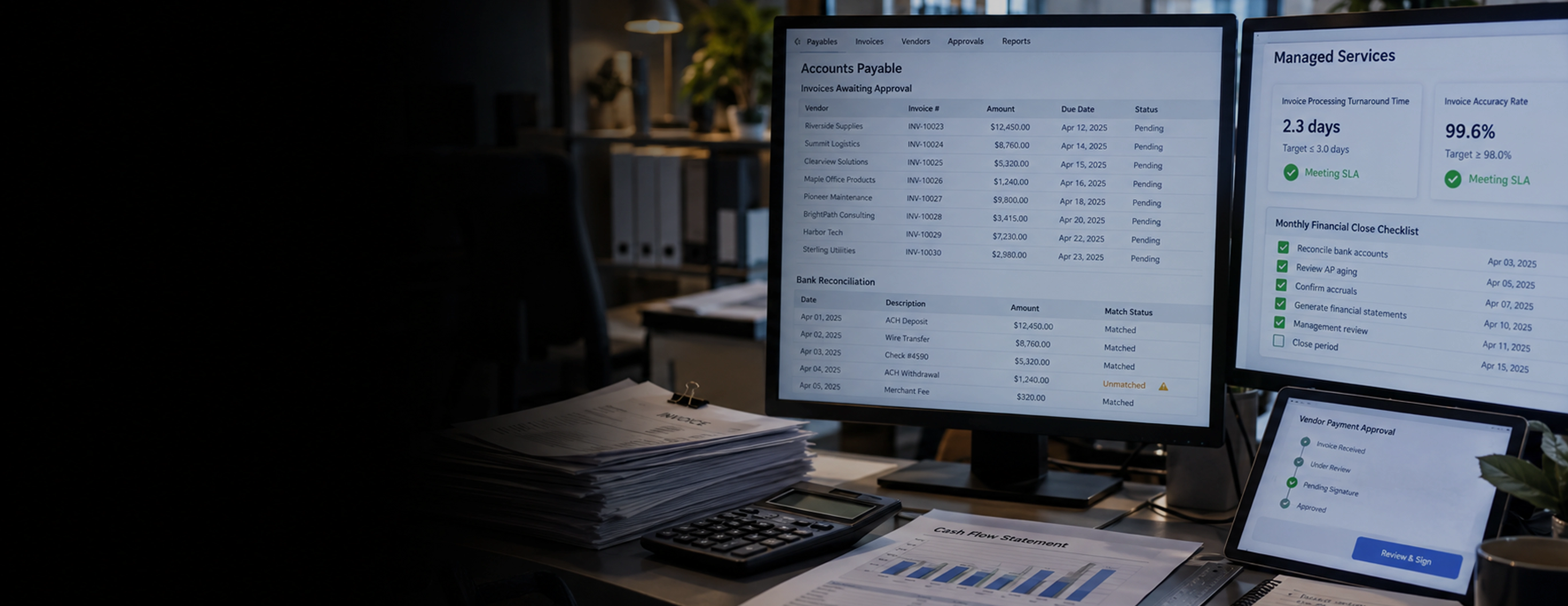 Financial & Managed Operations services by Monarch Innovation