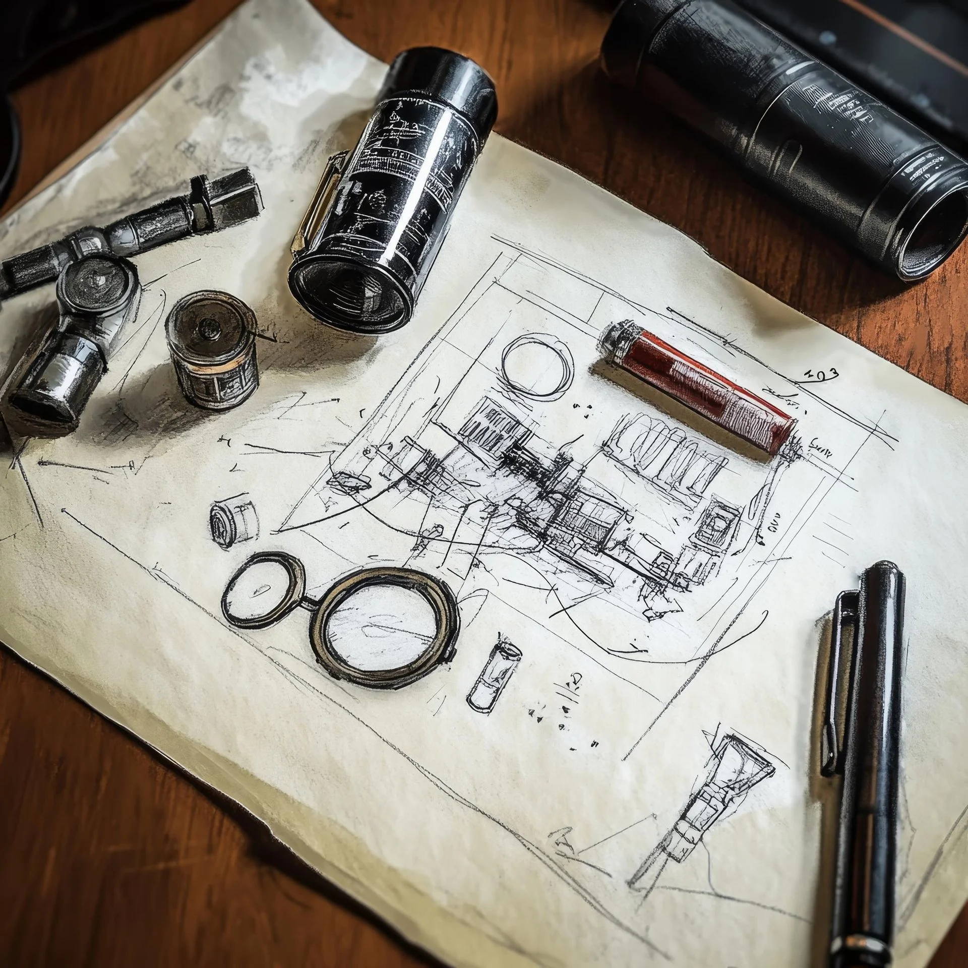 Plans de tronçons et de fabrication
