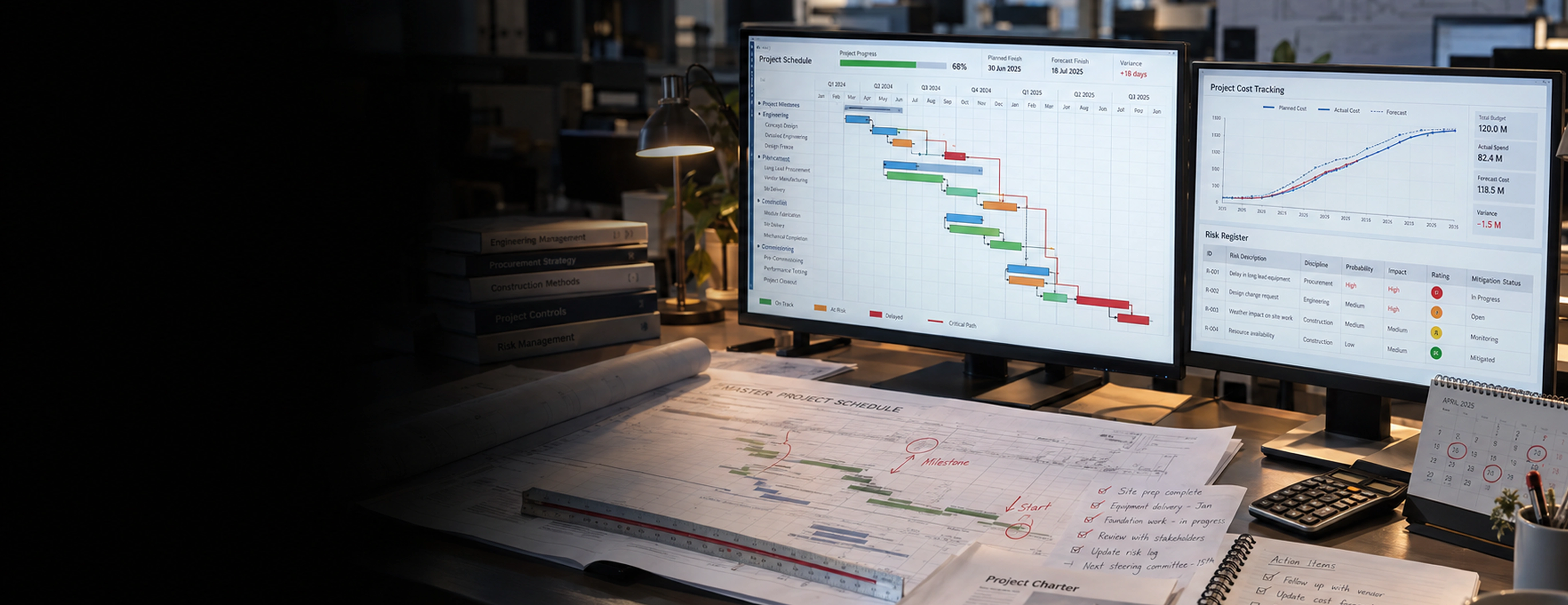 Services de gestion de projets techniques